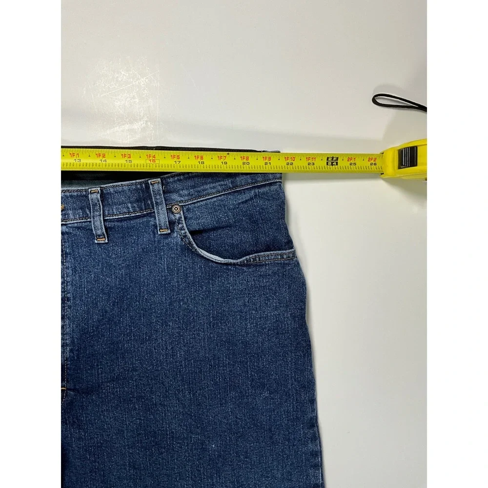 Wrangler Mens Blue Denim Straight Leg Jeans Premium Quality Comfort 44x29